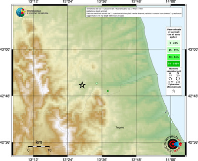 Mappa comuni con almeno 3 questionari