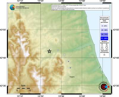 Mappa comuni con almeno 3 questionari