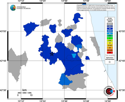 Mappa EMS - territori comuni