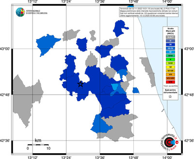Mappa MCS - territori comuni