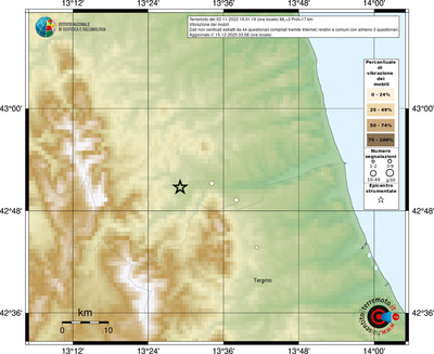 Mappa comuni con almeno 3 questionari