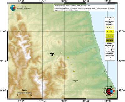 Mappa comuni con almeno 3 questionari