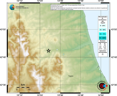 Mappa comuni con almeno 3 questionari