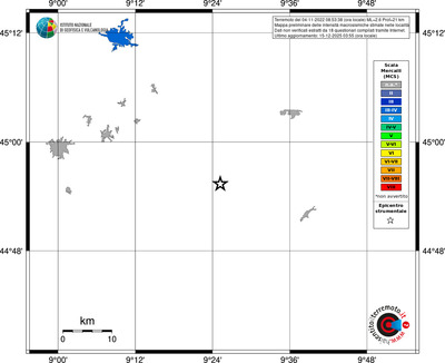 Mappa MCS - territori località