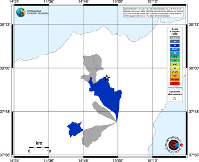 Mappa EMS - territori comuni