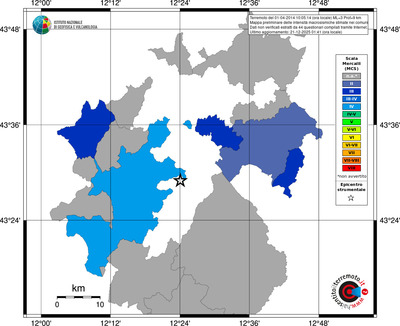 Mappa MCS - territori comuni