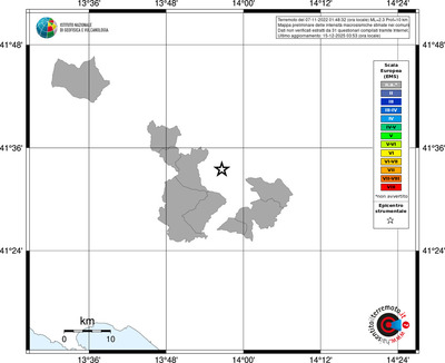 Mappa EMS - territori comuni