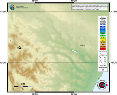 Mappa EMS - località