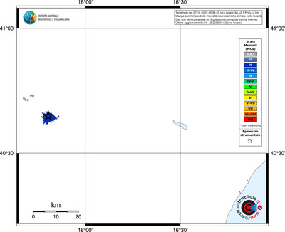 Mappa MCS - territori località