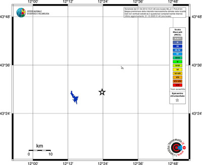 Mappa MCS - territori località