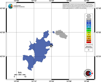 Mappa MCS - territori comuni