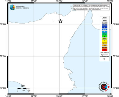 Mappa EMS - territori località