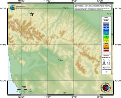 Mappa EMS - località