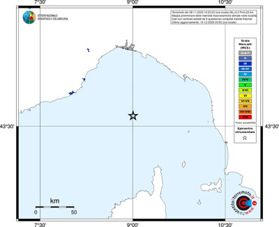 Mappa MCS - territori località