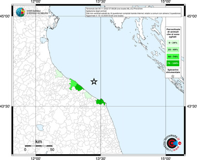 Mappa territorio comunale con almeno 3 questionari