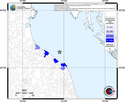 Mappa territorio comunale con almeno 3 questionari