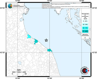 Mappa territorio comunale con almeno 3 questionari