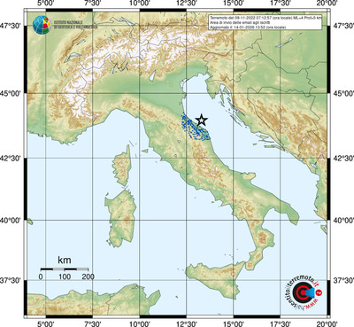 Area di invio delle email agli iscritti