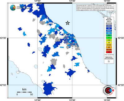 Mappa MCS - territori comuni