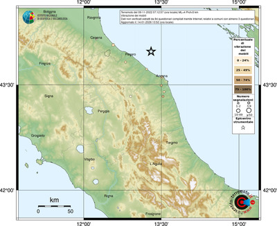 Mappa comuni con almeno 3 questionari
