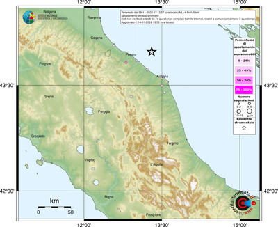 Mappa comuni con almeno 3 questionari