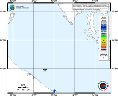 Mappa EMS - territori località