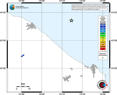 Mappa EMS - territori località