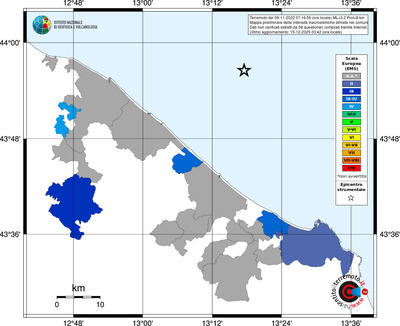 Mappa EMS - territori comuni