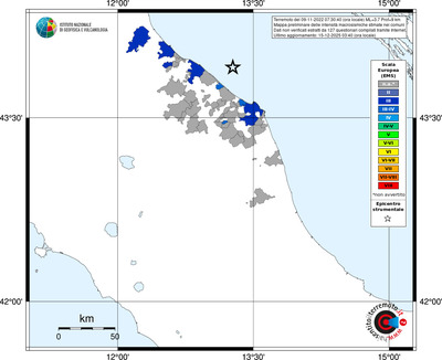 Mappa EMS - territori comuni