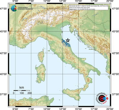 Area di invio delle email agli iscritti