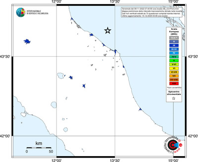 Mappa EMS - territori località