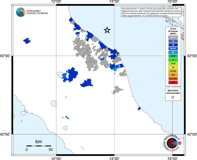 Mappa EMS - territori comuni