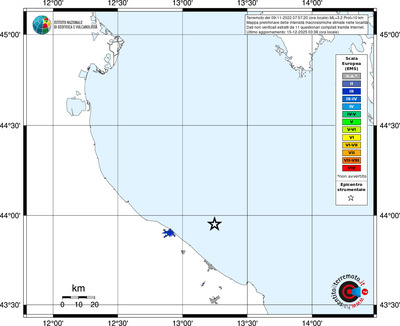 Mappa EMS - territori località