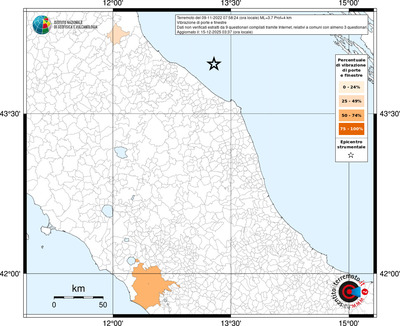Mappa territorio comunale con almeno 3 questionari