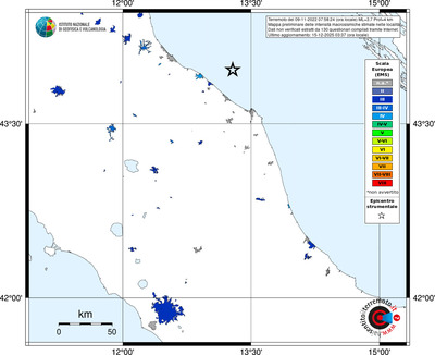 Mappa EMS - territori località