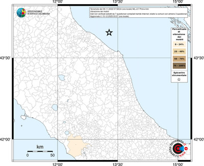 Mappa territorio comunale con almeno 3 questionari