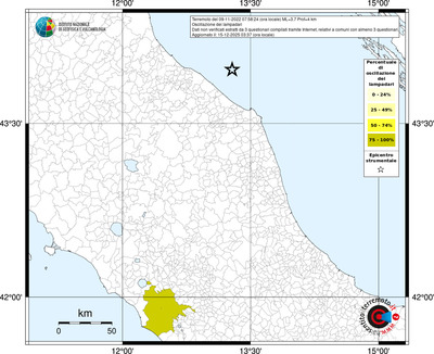 Mappa territorio comunale con almeno 3 questionari