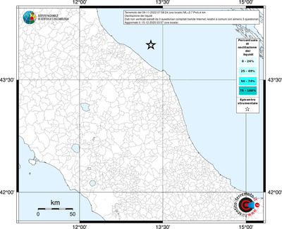 Mappa territorio comunale con almeno 3 questionari
