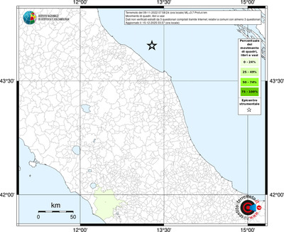 Mappa territorio comunale con almeno 3 questionari