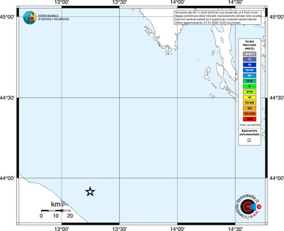 Mappa MCS - territori località