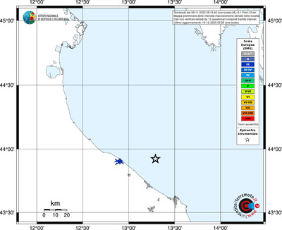 Mappa EMS - territori località