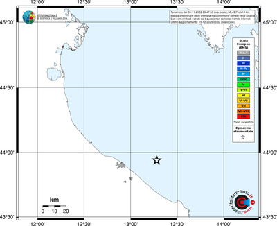 Mappa EMS - territori località