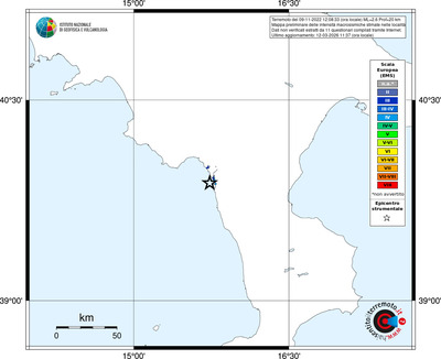 Mappa EMS - territori località