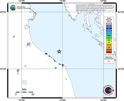 Mappa MCS - territori località
