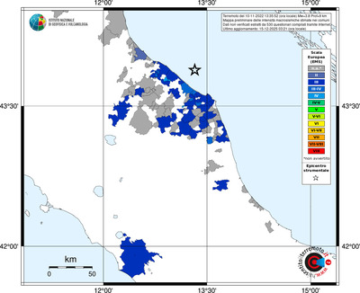 Mappa EMS - territori comuni