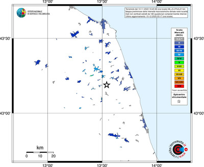 Mappa MCS - territori località