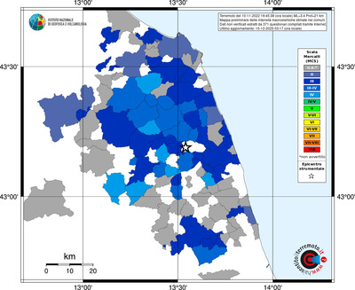 Mappa MCS - territori comuni