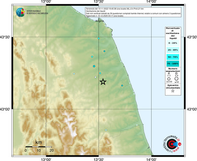 Mappa comuni con almeno 3 questionari