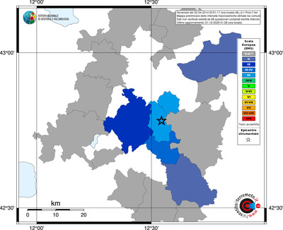 Mappa EMS - territori comuni