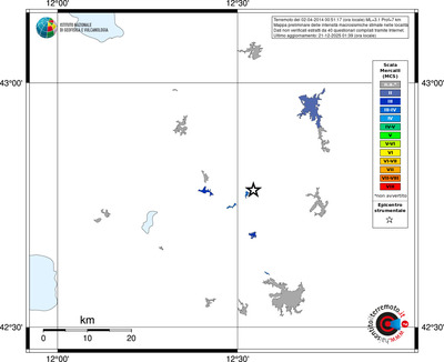 Mappa MCS - territori località